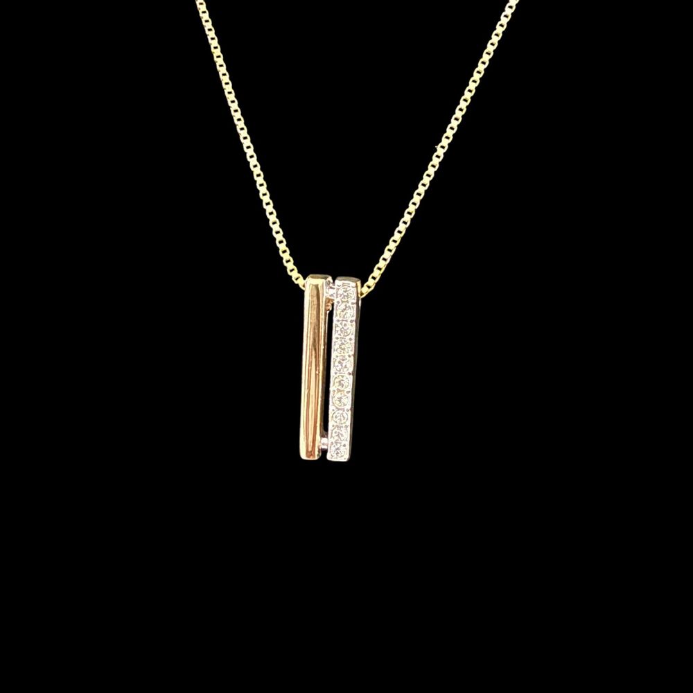 Napier  Pendant Necklace Box Chain 18”